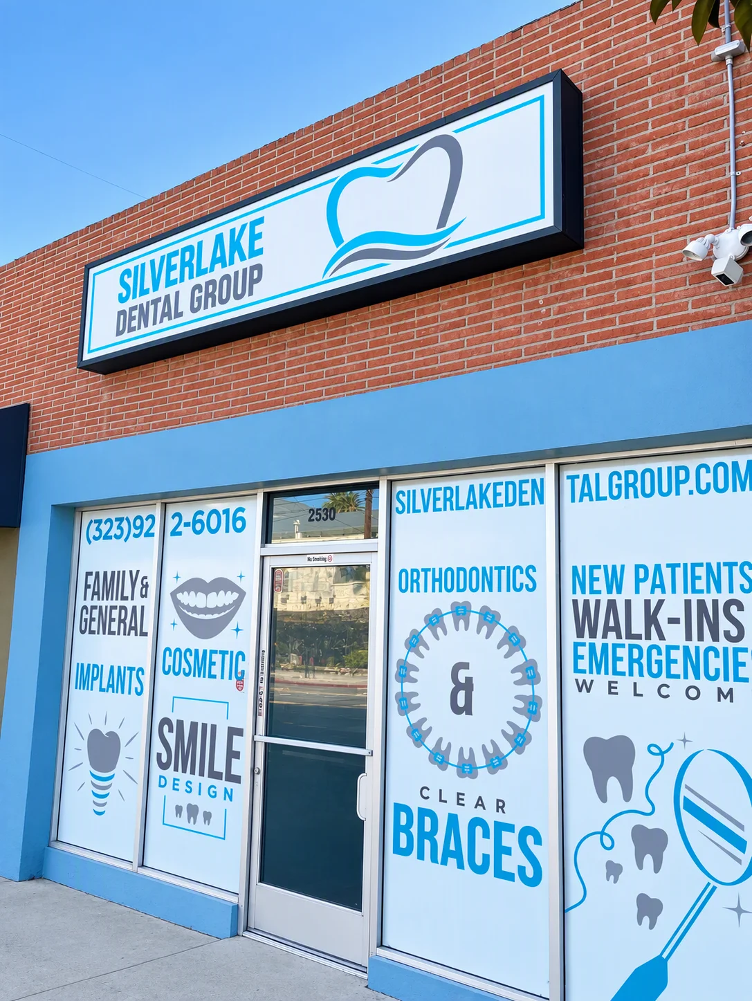 Silverlake Dental Group storefront on Glendale Blvd in Silver Lake